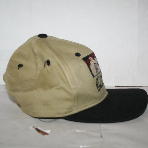 Tasmanian devil - Wild One - snap back hat - black and tan - Vintage Rare - 1996 - Picture 6 of 9